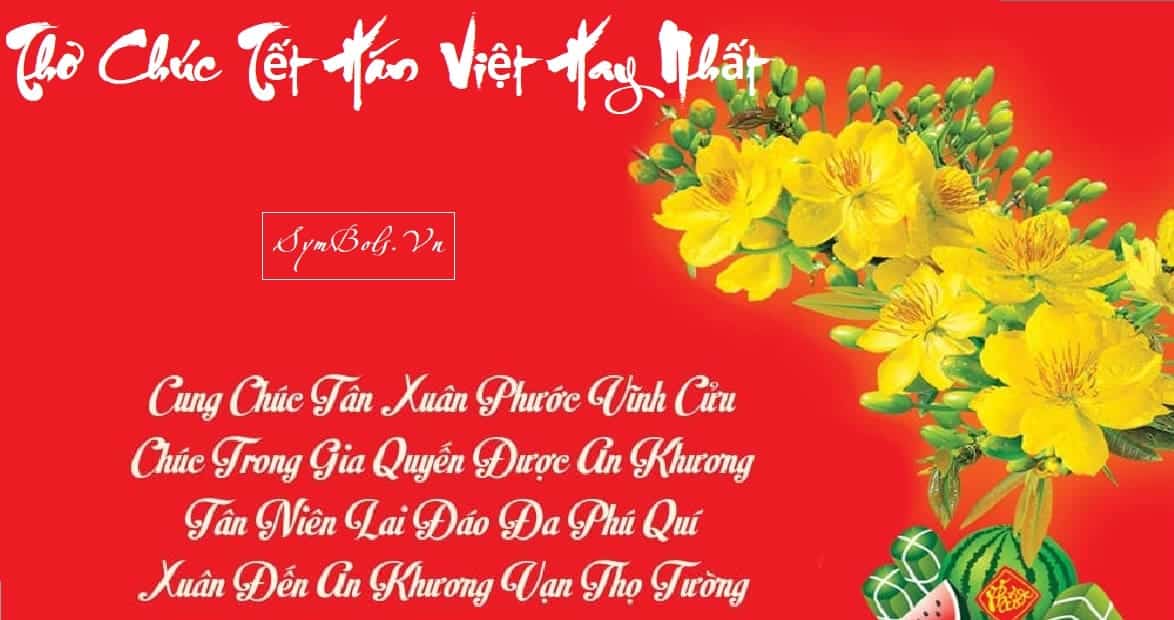 Bài Thơ Chúc Tết Hán Việt Hay