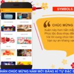TIN NHẮN CHÚC MỪNG NĂM MỚI BẰNG KÍ TỰ ĐẶC BIỆT