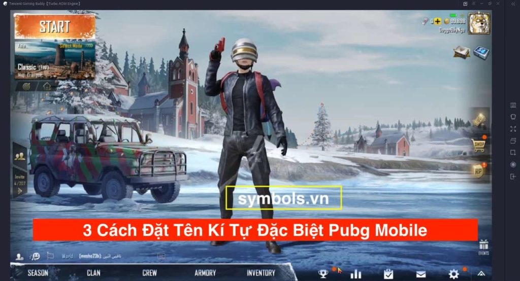 3 Cách Đặt Tên Kí Tự Đặc Biệt Pubg Mobile 2023 ❤️Hay Nhất