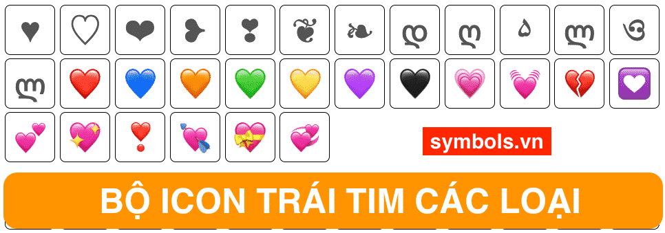 Emoji Trái Tim