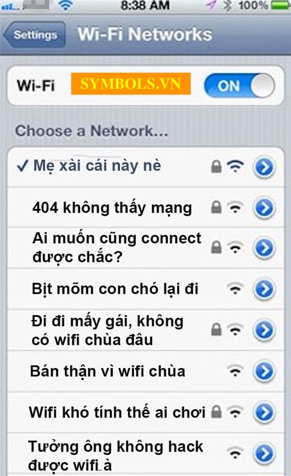 Tên Wifi Hài Hước