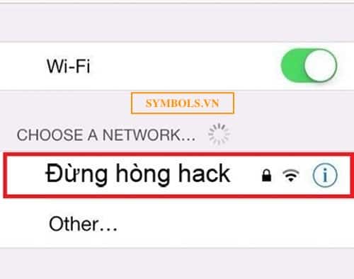 Tên wifi chất