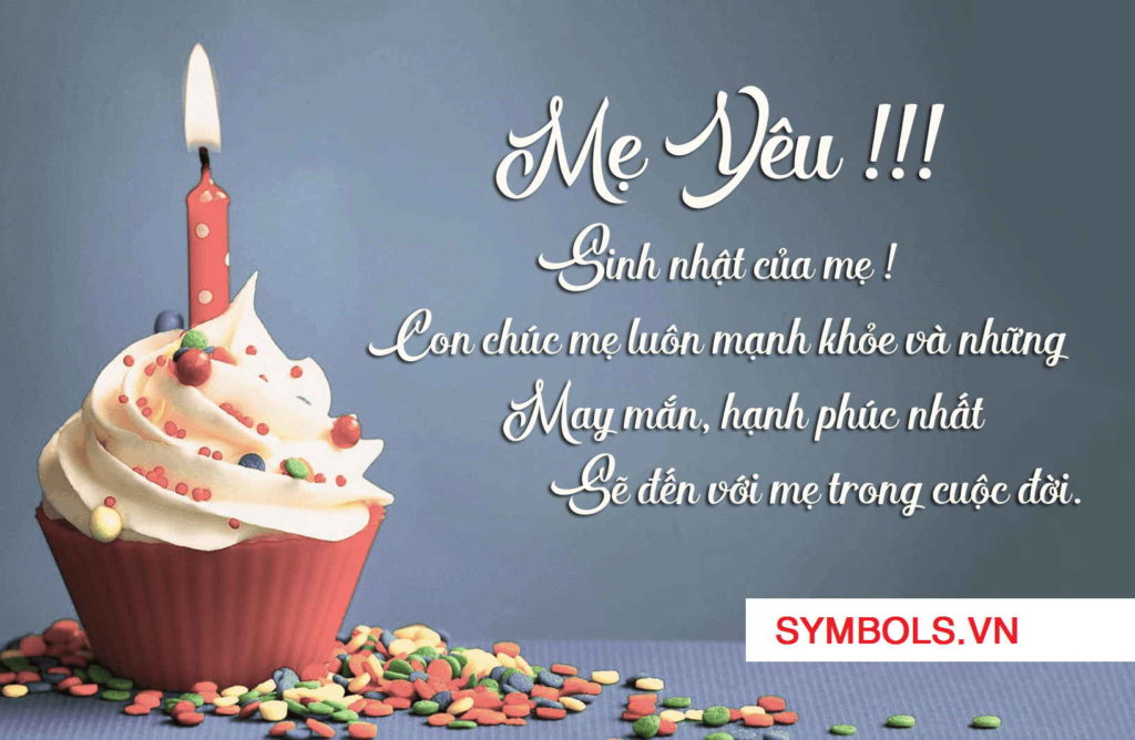 Gửi đến mẹ những stt chúc mừng sinh nhật tuyệt vời và tình cảm nhất