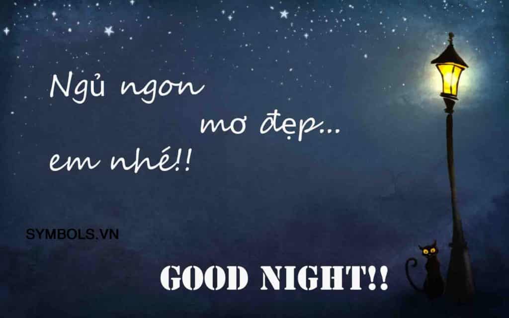 Stt chúc ngủ ngon ngọt ngào và lãng mạn