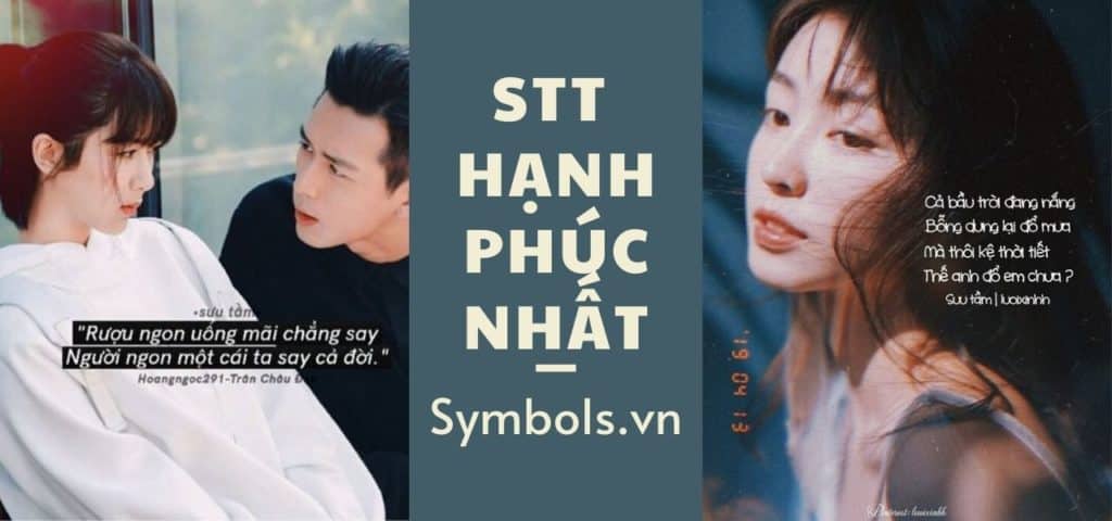 Stt hạnh phúc nhất