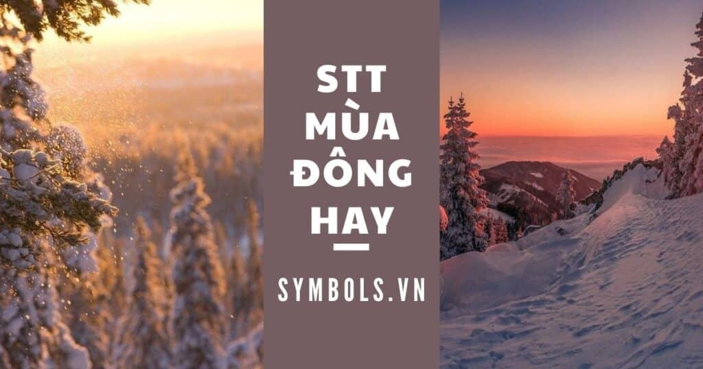 Stt mùa đông hay