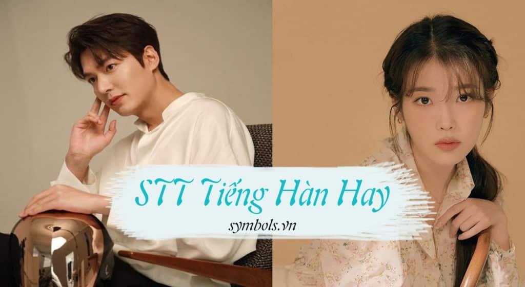 Stt tiếng Hàn hay