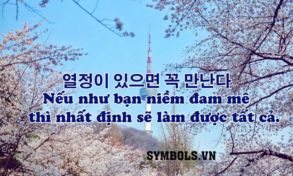 Stt tiếng Hàn ý nghĩa