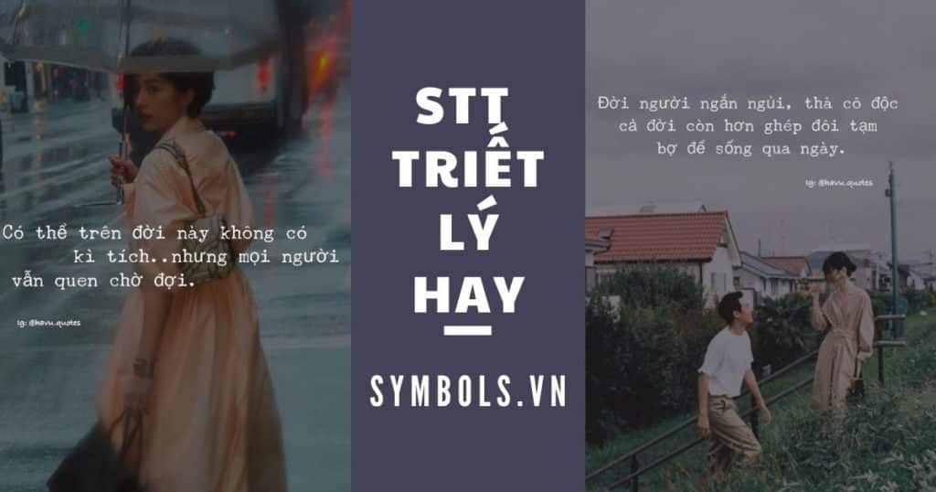 Stt triết lý hay