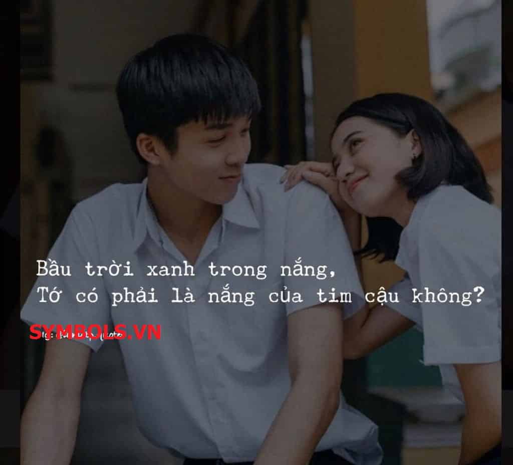 Thả thính với crush cùng stt đáng yêu