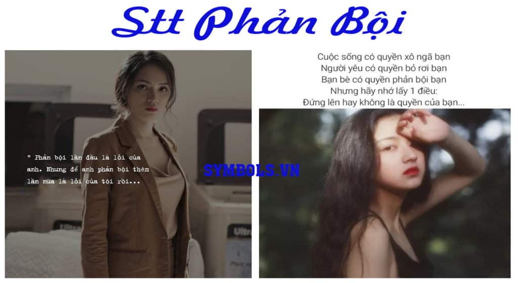 Trọn bộ stt phản bội hay