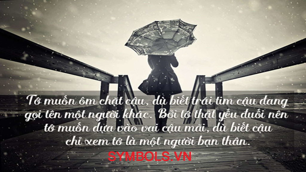 Tus buồn về tình yêu đơn phương