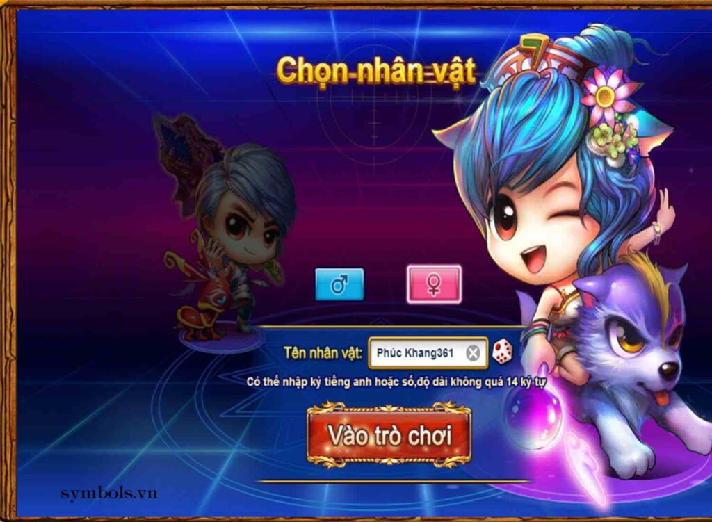 Lựa tên gunny hay để đặt cho nhân vật của mình trong game bạn nhé