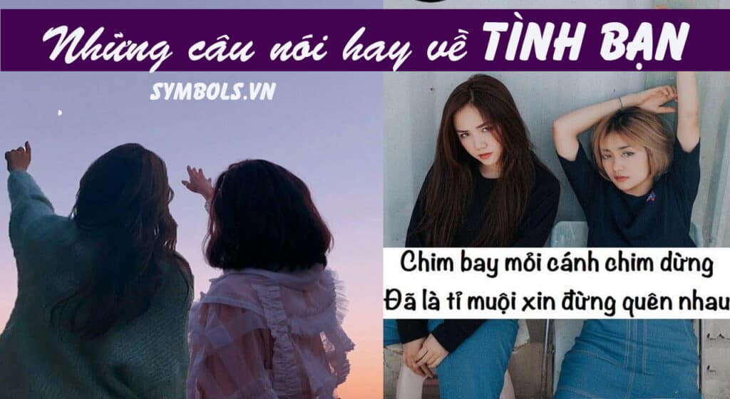 Những câu nói hay về tình bạn triệu like