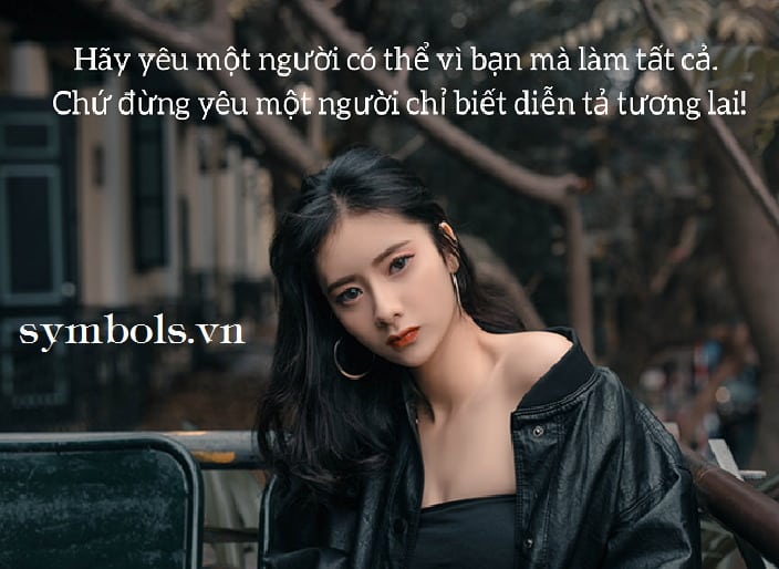 Status ngầu và chất về tình yêu