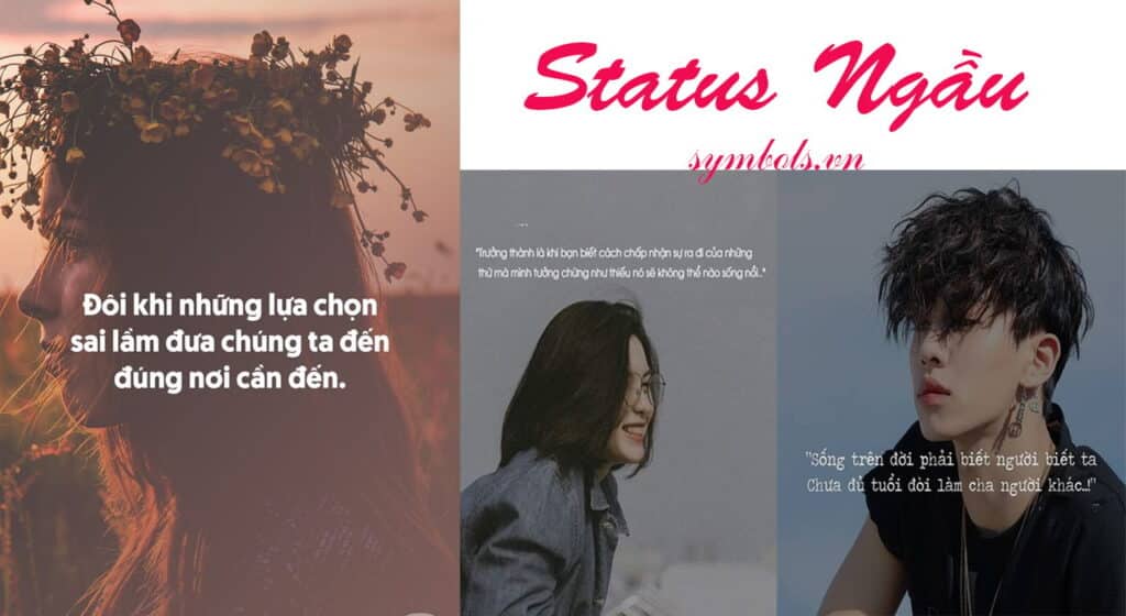 Tổng hợp status ngầu và chất lừ