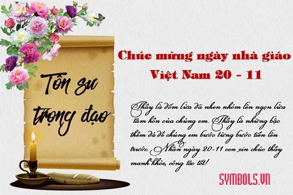 Lời chúc 20.11 nhân ngày Nhà giáo Việt Nam