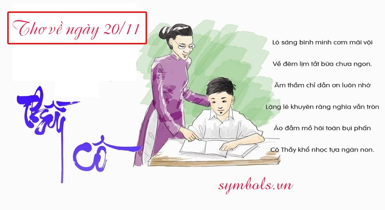 Thơ về ngày 20.11