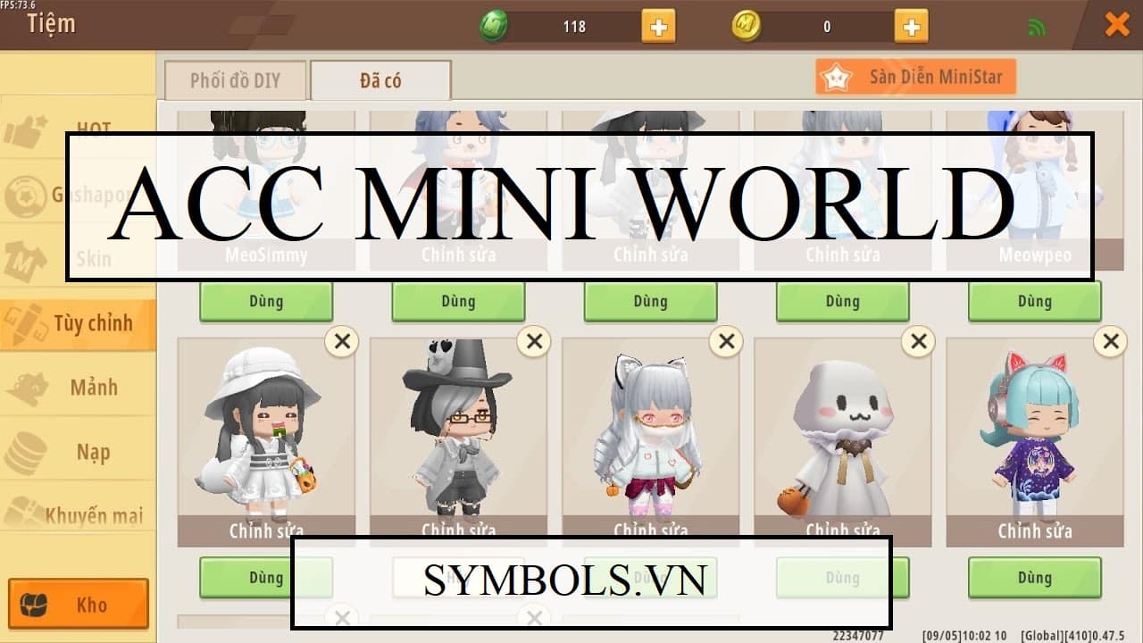 Code Mini World 2022 Mới Nhất ️️ Mã Code Vip