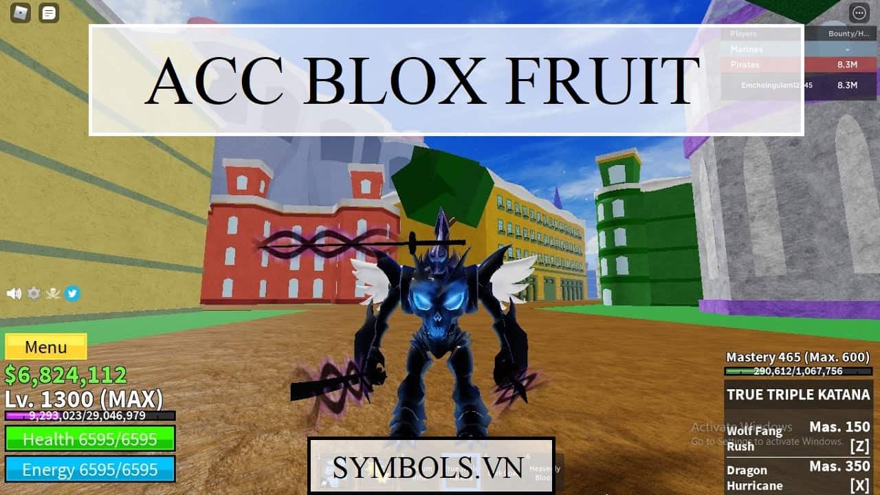 Acc Blox Fruit Free 2023 ❤️️ Tặng 95+ Nick Roblox Blox Vip Miễn Phí