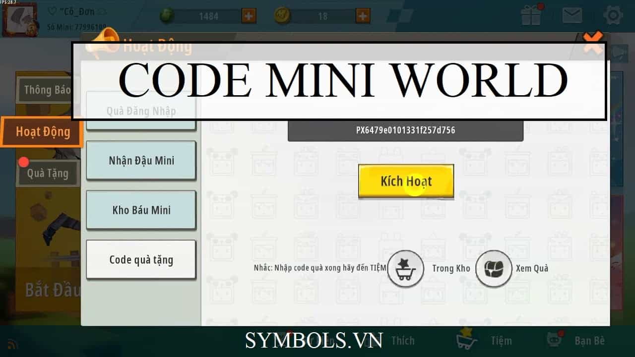 App Hack Xu Mini World