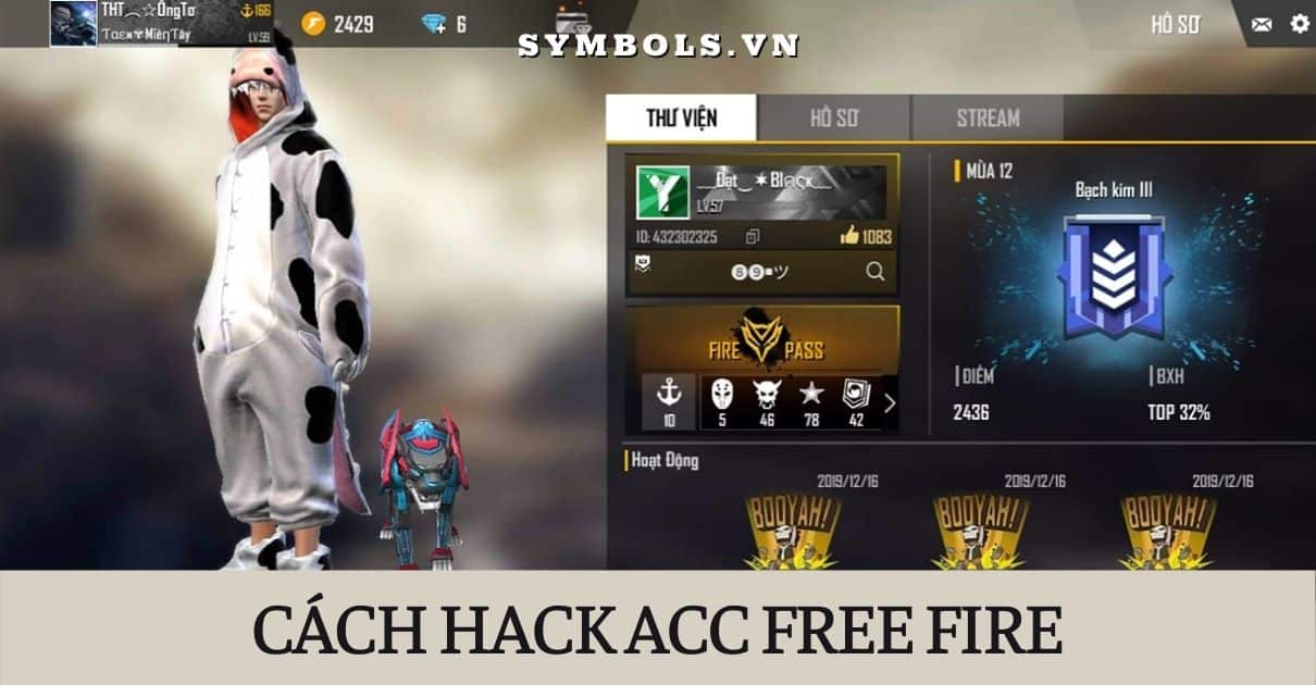 Cách Hack Acc Free Fire