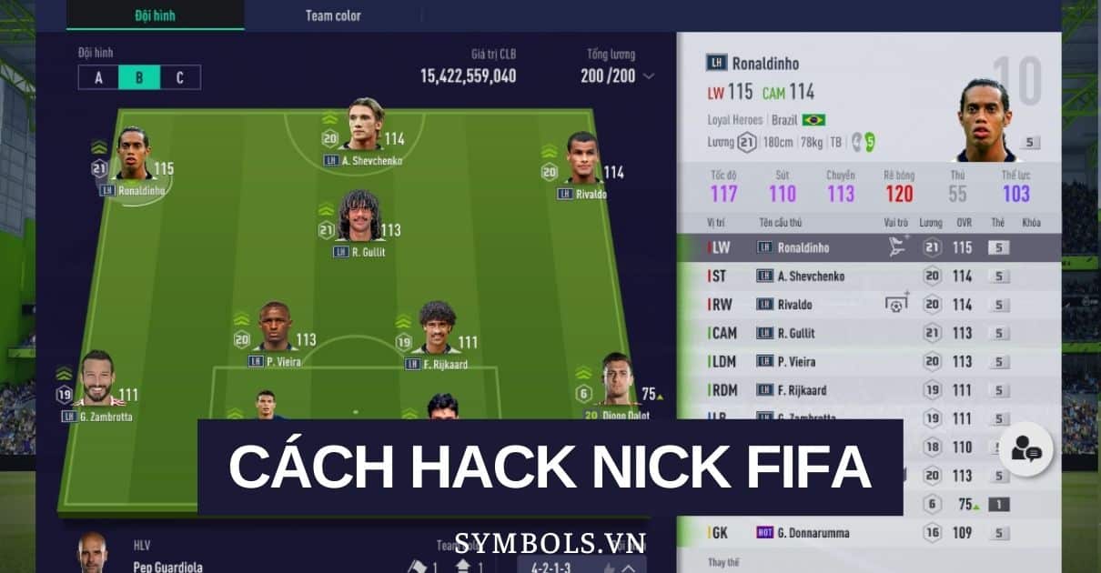 Cách Hack Nick Fifa