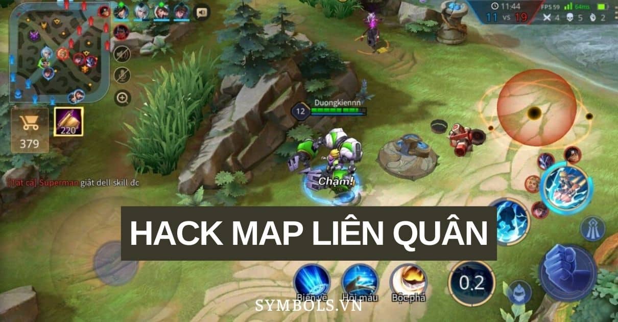 Hack Map Lien Quan