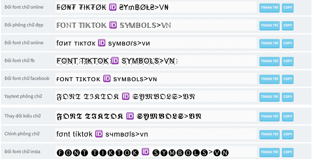 Font Chữ Tiktok Đẹp ❤️️ Đổi Phông Chữ Tiktok 1001 Chữ Kiểu