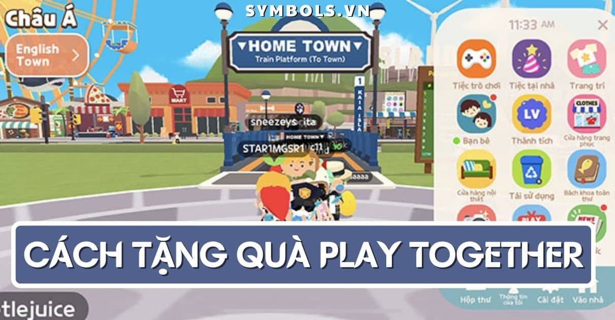 Cách Tặng Quà Play Together