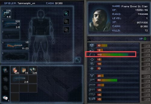 Cheats – mã Alien Shooter 2 giúp bạn chạy nhanh hơn trong game