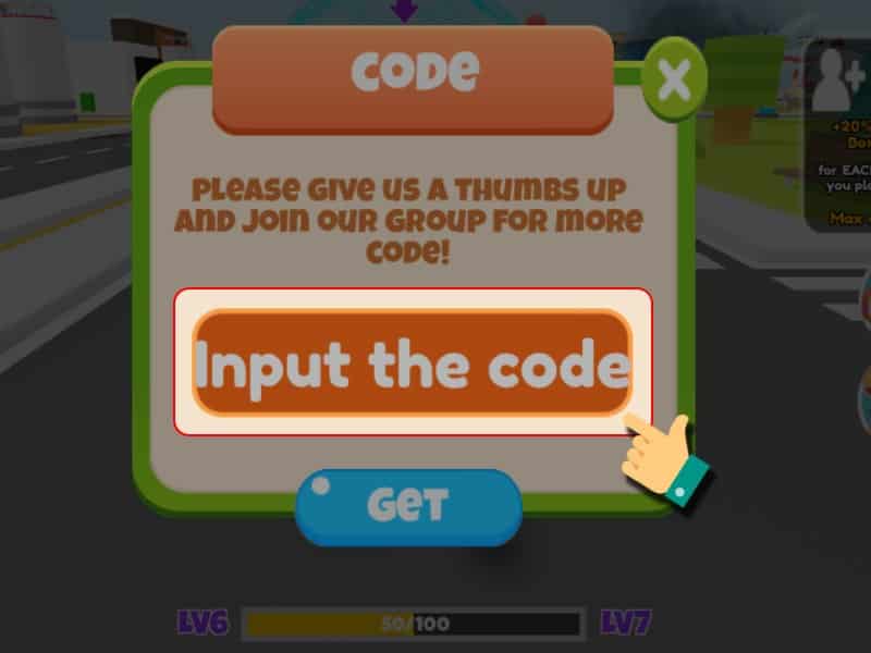 Nhập code bạn có vào