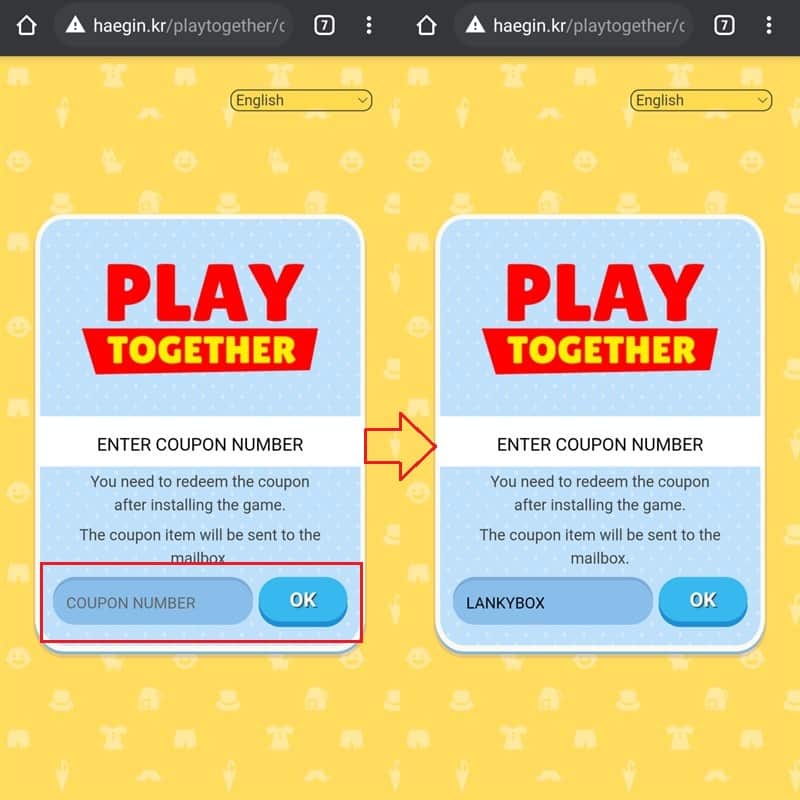 Cách Nhập Code Play Together