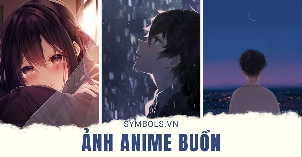 50 hình ảnh anime cô đơn buồn Ảnh buồn Anime