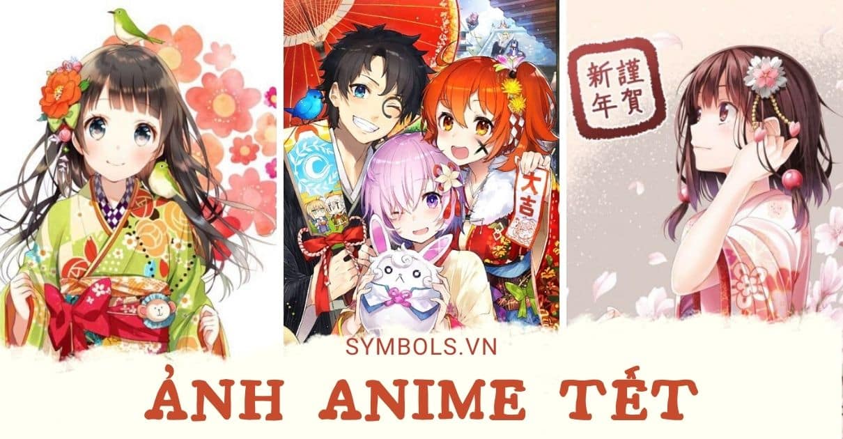 Ảnh Anime Tết Đẹp 2023 ❤️ Hình Nền Anime Chibi Tết Mới