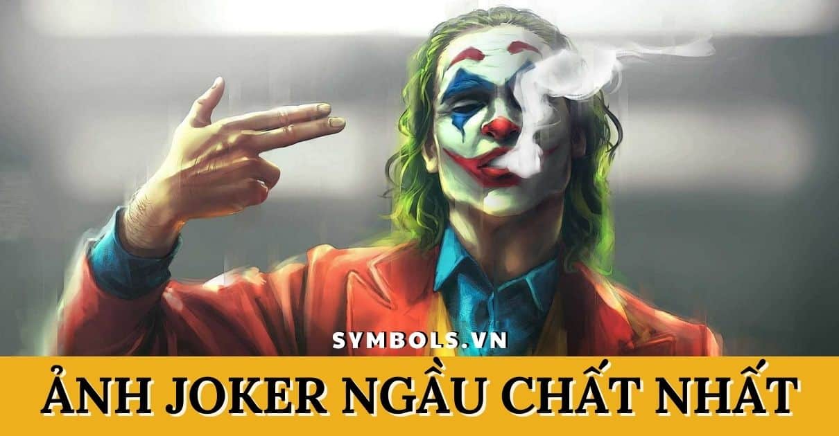 Ảnh Joker Ngầu Chất Nhất ❤️ Bộ Hình Joker 4k Đẹp Mới Nhất
