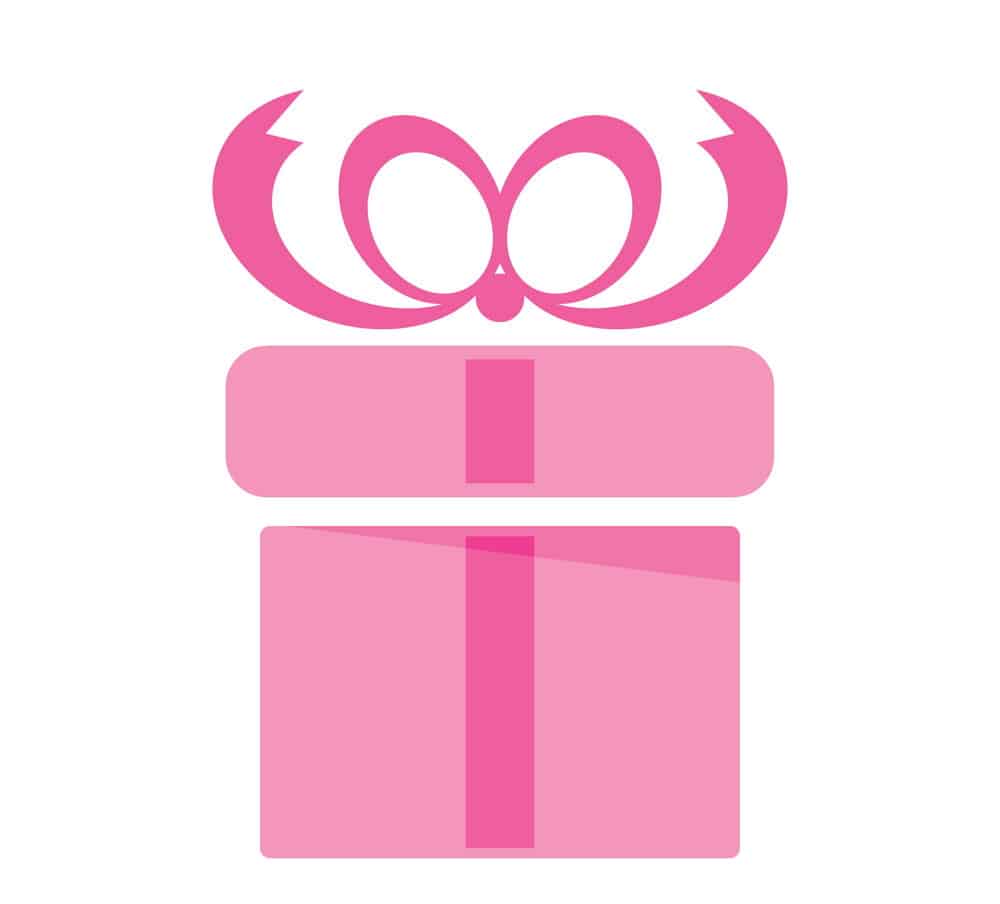 Biểu tượng gift pink đẹp