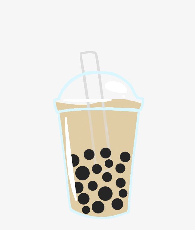 Biểu tượng trà sữa đơn giản