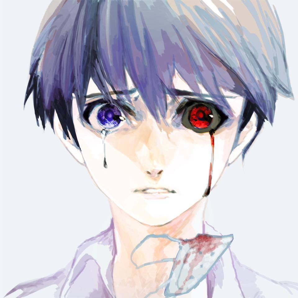 Bức hình nam Anime khóc