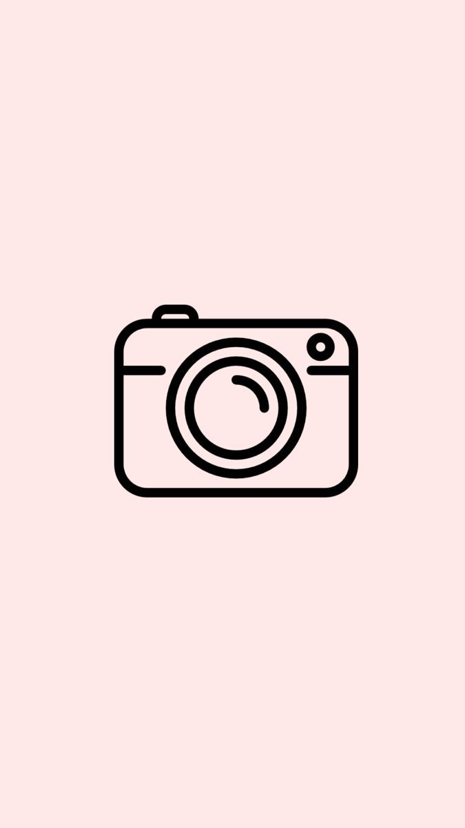 Gợi ý mẫu icon camera hồng đen tuyệt đẹp