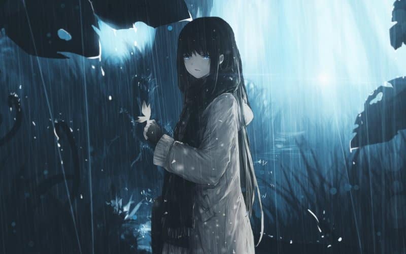 Hình Anime Nữ Buồn cô đơn nhất