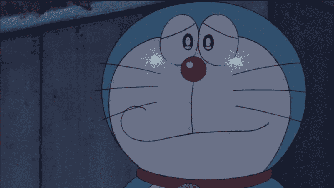 Traurig Cartoon Doraemon Mitleid