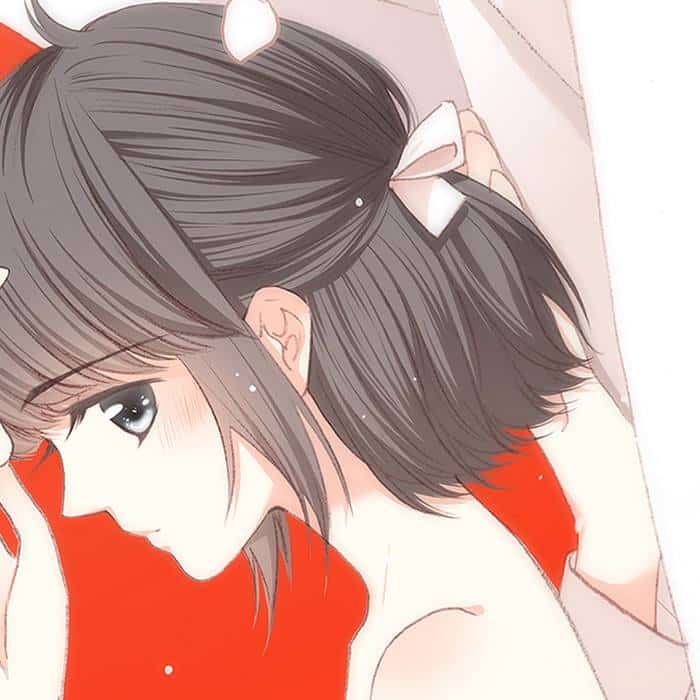 Hình Đôi Anime Cắt Sẵn tình yêu lãng mạn
