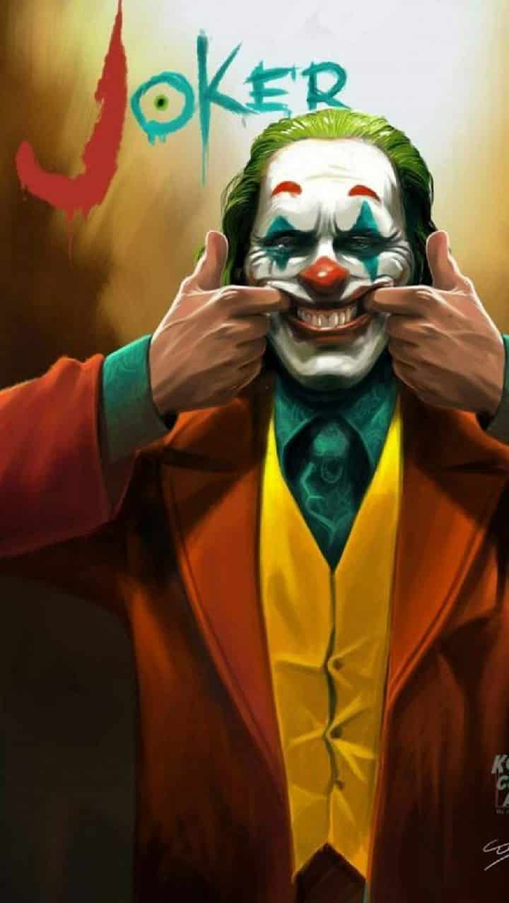 Hình Joker Anime sặc sỡ độc đáo