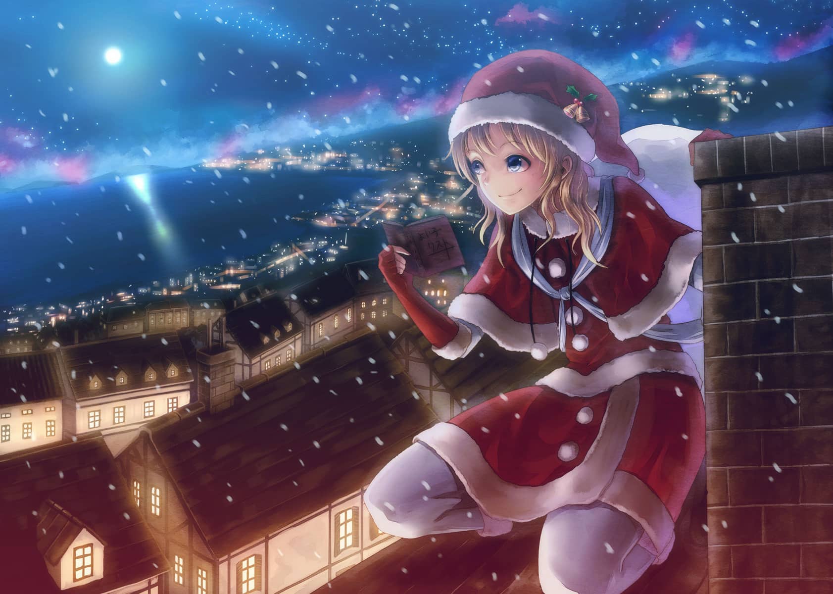 Hình Nền Anime Giáng Sinh Cho Máy Tính ý nghĩa