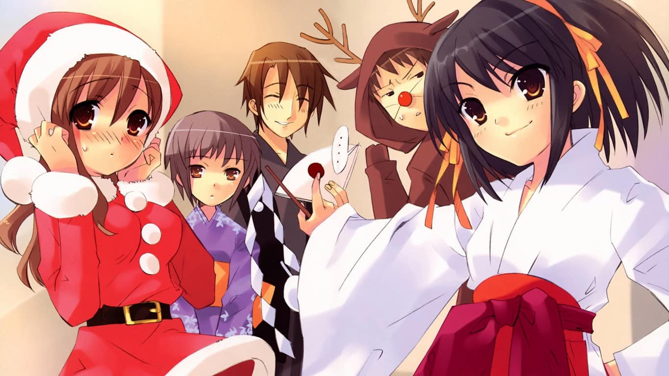 Hình Nền Anime Giáng Sinh đẹp chất