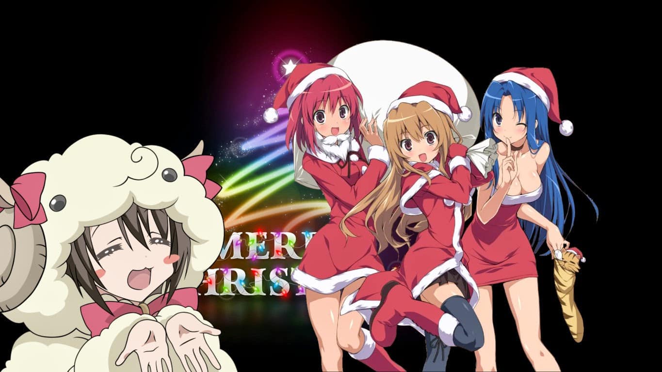 Hình Nền Anime Giáng Sinh đẹp cute nhất