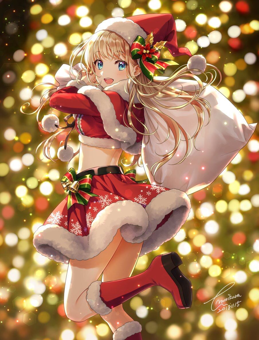 Hình Nền Anime Giáng Sinh đẹp lung linh