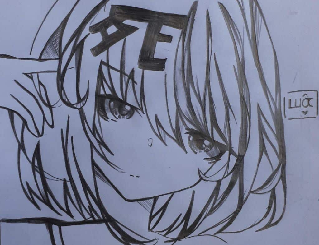 Hình Ảnh Anime Girl Lạnh Lùng  Anime Girl Lạnh Lùng Trắng Đen