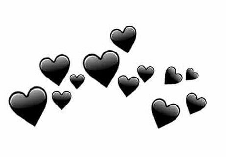 Hình ảnh biểu tượng trái tim đen iphone
